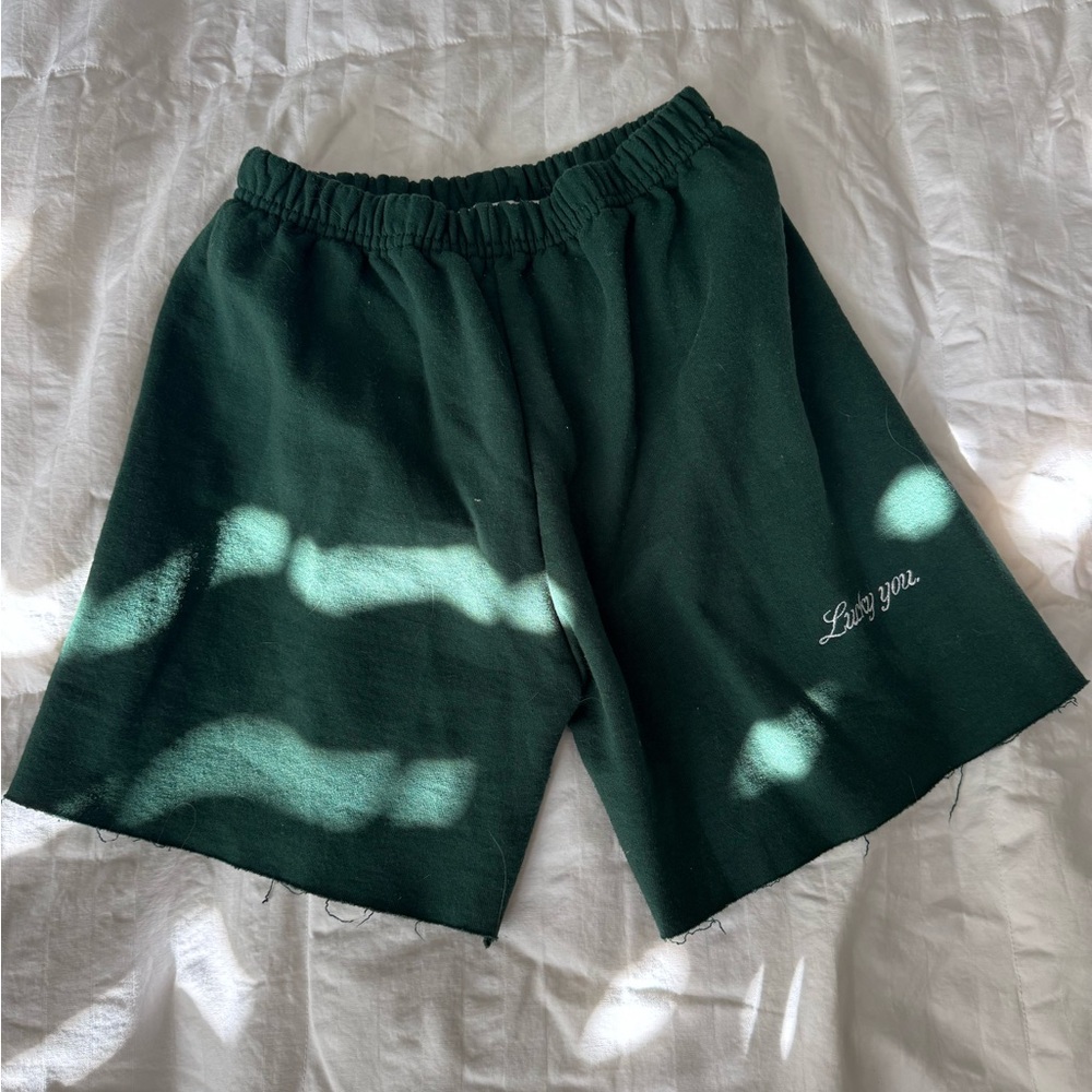 Mayfair Dark Green Lucky You Shorts